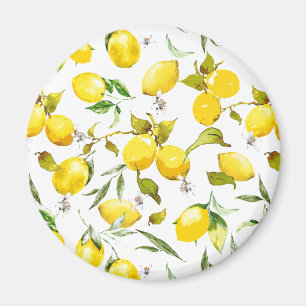 Aimant Citrons aquarelle 5