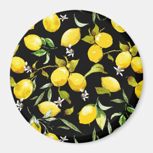 Aimant Citrons aquarelle 7
