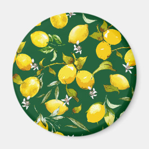 Aimant Citrons aquarelle 9