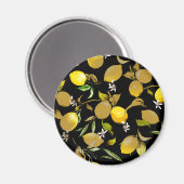 Aimant citrons d'aquarelle 31 (Recto/Verso)