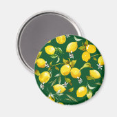 Aimant citrons d'aquarelle 9 (Recto/Verso)