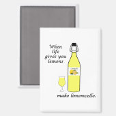 Aimant Citrons en Limoncello (Recto/Verso)