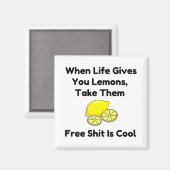 Aimant Citrons gratuits (Recto/Verso)