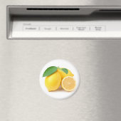 Aimant Citrons jaunes clairs et frais (In Situ (Lave-vaisselle))