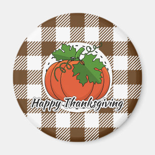 AIMANT CITROUILLE BROWN - BON THANKSGIVING