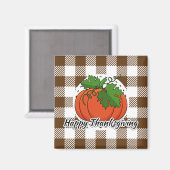 AIMANT CITROUILLE BROWN - BON THANKSGIVING (Recto/Verso)