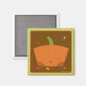 Aimant Citrouille d'automne (Recto/Verso)