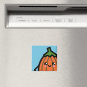 Aimant Citrouille déplaisant d'oeufs - Halloween (In Situ (Lave-vaisselle))