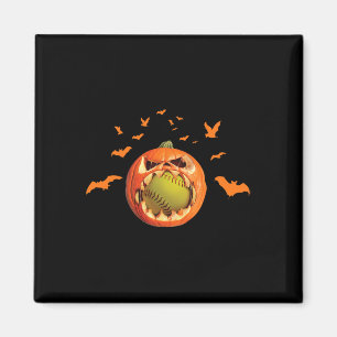 Aimant Citrouille effrayante douce Jack O'lantern Hallowe