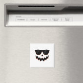 Aimant Citrouille Jack-o'-lantern Visage Hallowen Costume (In Situ (Lave-vaisselle))