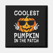 Aimant Citrouille Le Plus Cool Dans Le Patch Fun Boys Fil (Devant)