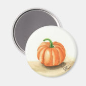 Aimant Citrouille orange clair (Recto/Verso)