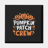 Aimant Citrouille Patch Crew Funny Citrouille Patch Squad (Devant)