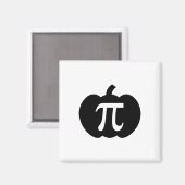 Aimant Citrouille Pi Pie Math Enseignant Halloween Drôle (Recto/Verso)