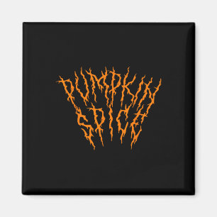 Aimant Citrouille Spice Fun Heavy Black Metal Music Hallo