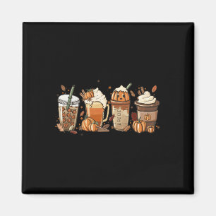 Aimant Citrouille Spice Latte Automne Psl Automne Café Ci