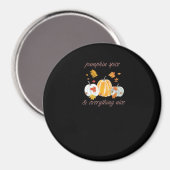 Aimant Citrouille Spice & Tout Nice meme Slogan (Recto/Verso)