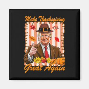 Aimant Citrouille Trump drôle faire Thanksgiving Great Ag