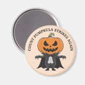 Aimant Citrouille Vampire (Recto/Verso)