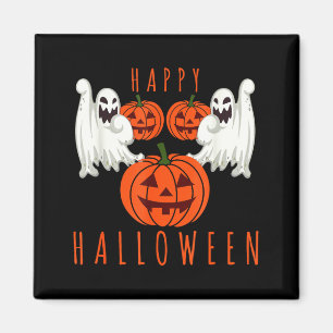 Aimant Citrouille visage de Halloween jack o lanterne fan