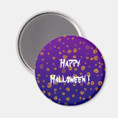 Aimant Citrouilles de Jack Halloween (Recto/Verso)