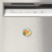 Aimant Citrouilles de l'automne heureux (In Situ (Lave-vaisselle))