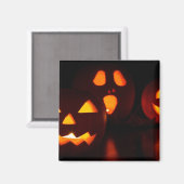 Aimant Citrouilles Jack-O-Lantern (Recto/Verso)