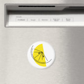 Aimant Citrus Lemon rond (In Situ (Lave-vaisselle))