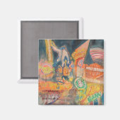 Aimant "City Walk Live" par David SchwARTZ, ARTZworks.com (Recto/Verso)