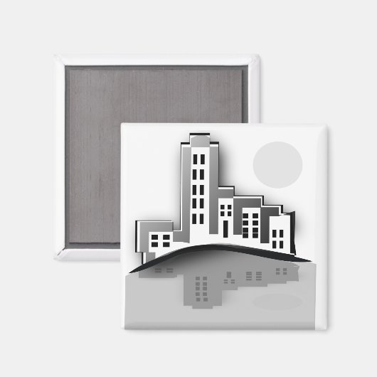Aimant Cityscape (Recto/Verso)