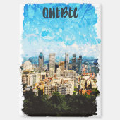 Aimant Cityscape Québec Canada (Recto)