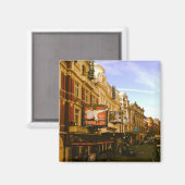 Aimant Cityscape Vintage urbain (Recto/Verso)