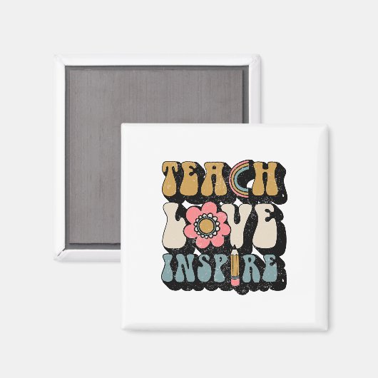 Aimant Ck To School Enseigner L'Amour Inspirer Les Enseig (Recto/Verso)