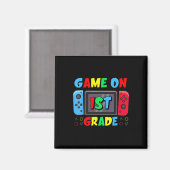 Aimant Ck To School Game On 1st Grade Funny Gamer Boys Ki (Recto/Verso)