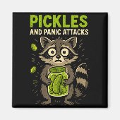 Aimant Ckles And Panic Attacks Raccoon Trash Panda Funny (Devant)