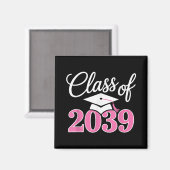 Aimant Cl De 20 Croissance Avec Moi Kindergarten Pink Coq (Recto/Verso)