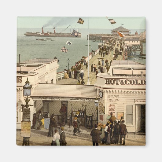 Aimant Clacton-on-Sea Pier I, Essex, Angleterre (Devant)