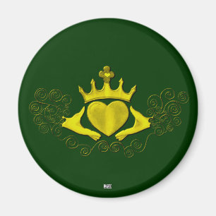 Aimant Claddagh (Or)