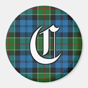 Aimant Clan Colquhoun Tartan Plaid Accents