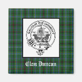 Aimant Clan Duncan Crest Badge & Tartan (Devant)