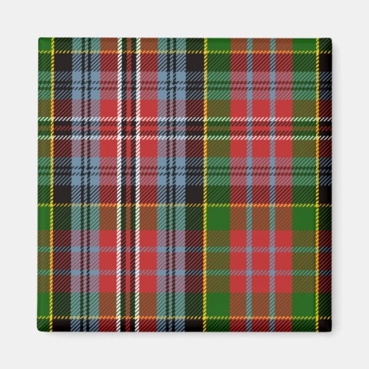 Aimant Clan écossais Kidd Tartan Plaid (Devant)