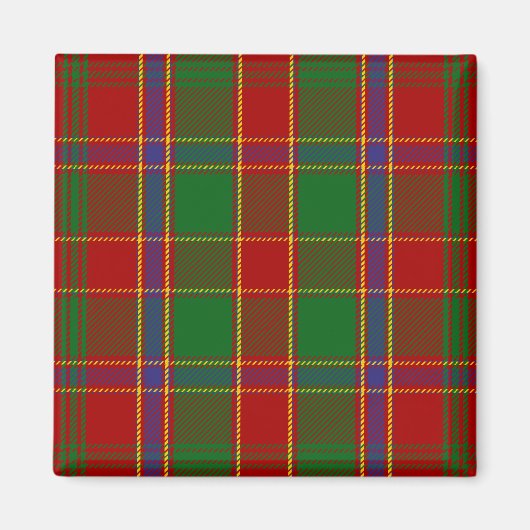 Aimant Clan écossais Munro Tartan Plaid (Devant)