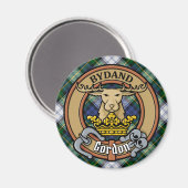 Aimant Clan Gordon Crest sur le tatan de robe (Recto/Verso)