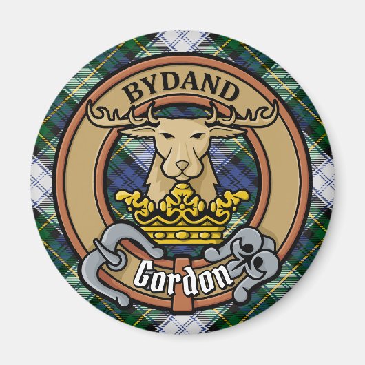 Aimant Clan Gordon Crest sur le tatan de robe (Devant)