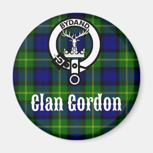 Aimant Clan Gordon Tartan Crête