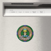 Aimant Clan Henderson Crest sur Tartan (In Situ (Lave-vaisselle))