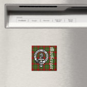 Aimant Clan MacGregor Crest Badge & Tartan (In Situ (Lave-vaisselle))