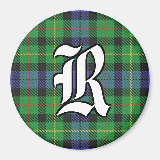 Aimant Clan Rollo Tartan Accents Plaid (Devant)