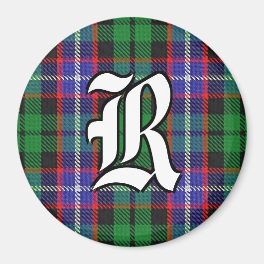Aimant Clan Russell Tartan Accents Plaid (Devant)