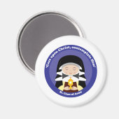 Aimant Clare d'Assise (Recto/Verso)